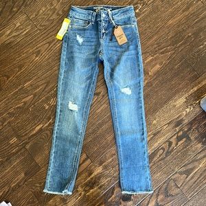 Hippie girl crop jeans, NWT, size 12